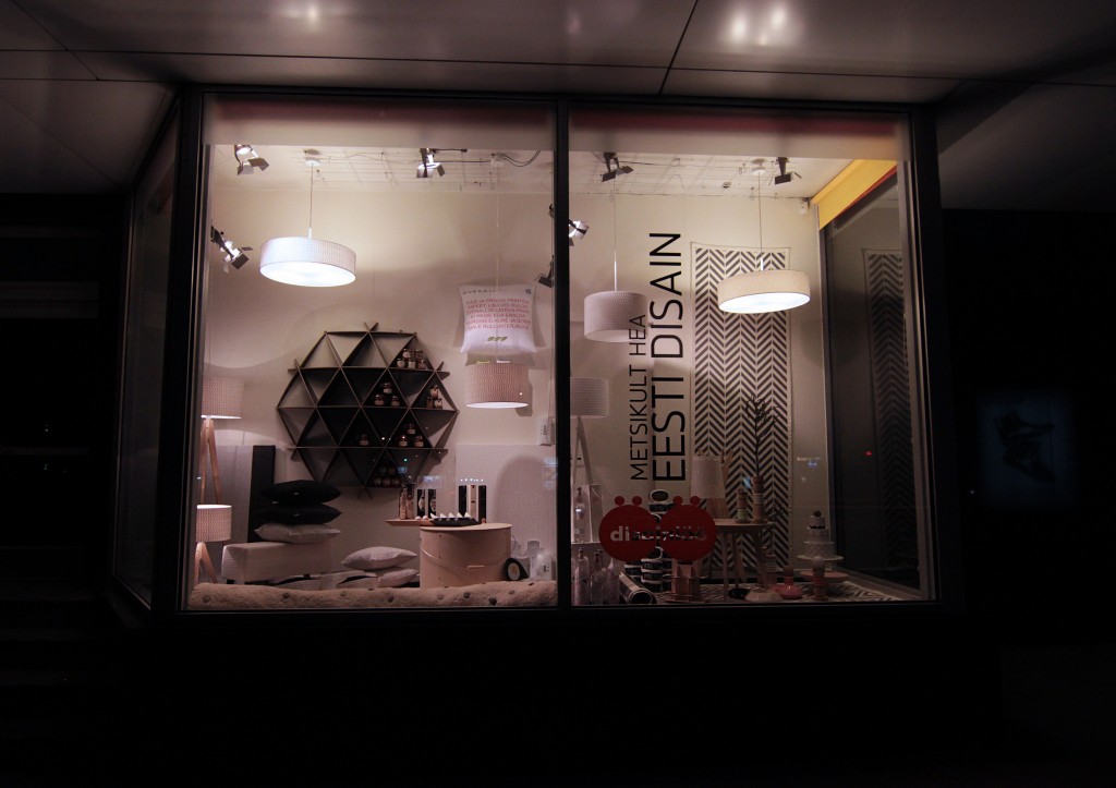 the pop-up store Estonian Design House in Kaubamaja Tallinn