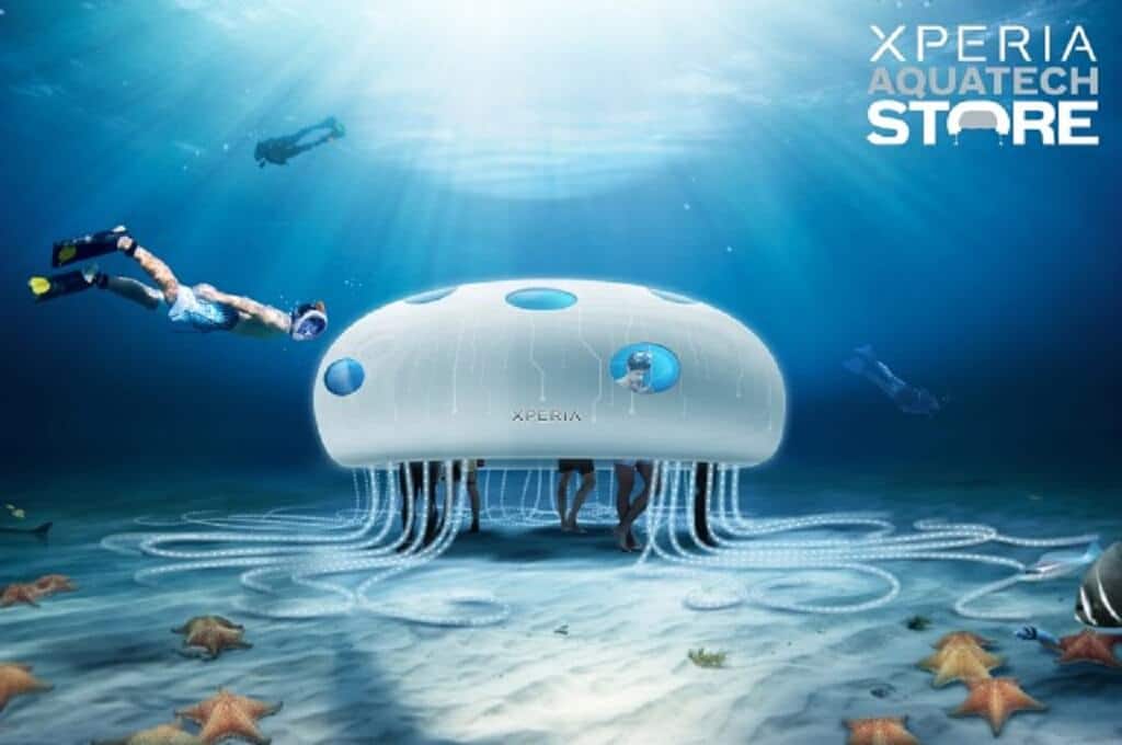Illustration of our post "Sony launches underwater ‘Xperia Aquatech’ pop-up store in Dubai"