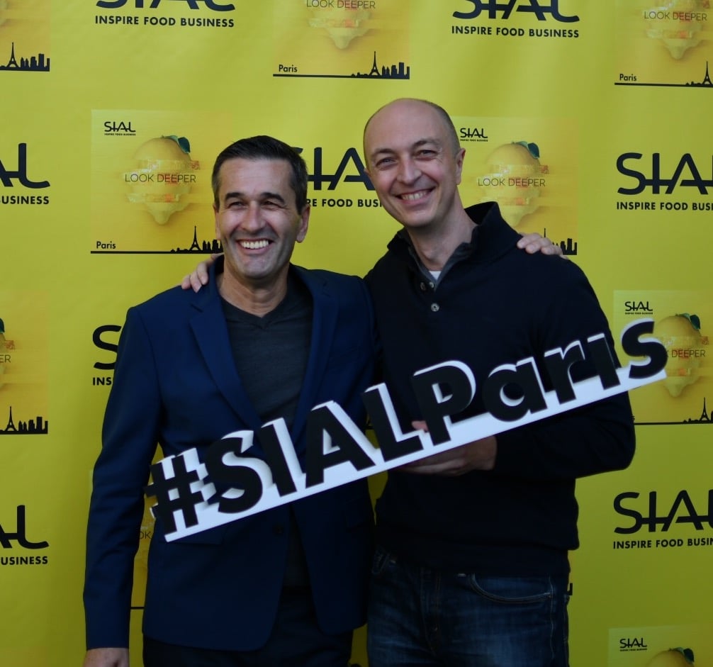 Pierre-Nicolas Schwab en Alain Milliat op SIAL 2018