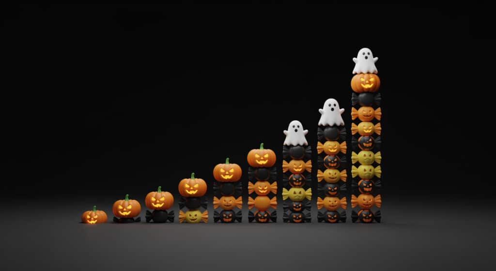 Illustratie van onze post "Halloween: analyse van de mars en perspectieven"
