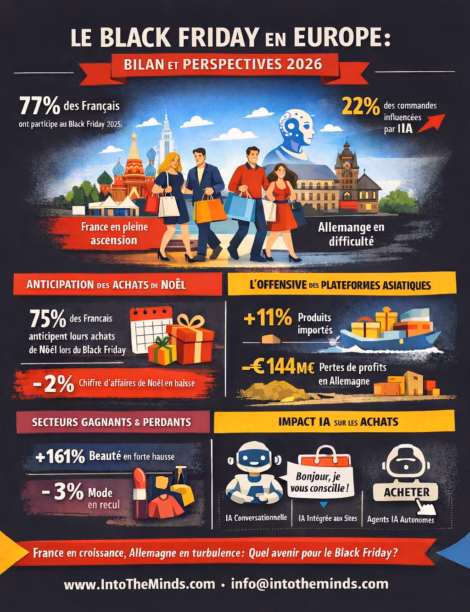 infographie sur l'analyse du marché relatif au Black Friday en Europe et les perspectives 2026
