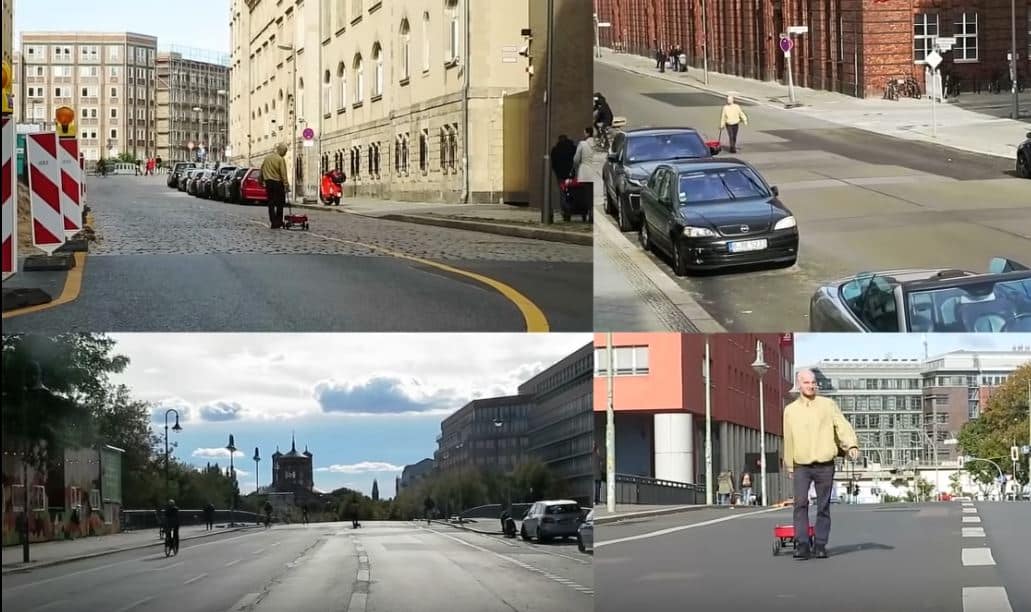 Simon Weckert, artiste allemand a réussi à hacker google maps