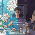 Illustration of our post "Remote work: are employees cheating? [Survey]"