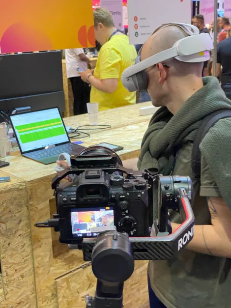 essai casque réalité virtuelle avec eye tracking