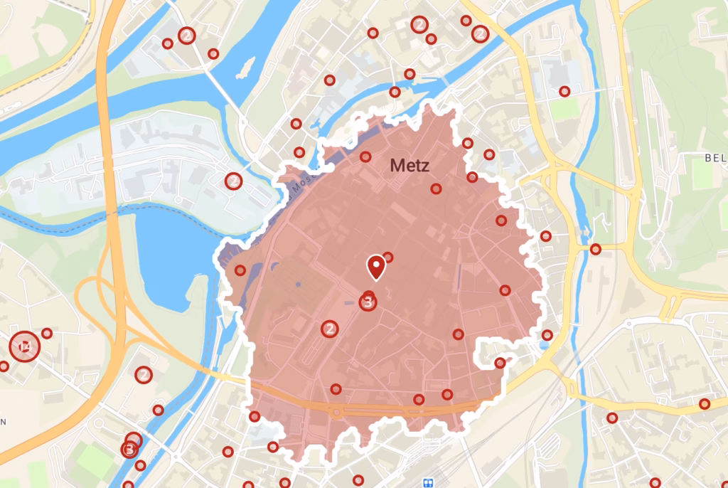 zone de chalandise et analyse de concurrence pour l'étude de marché d'une salle de sport